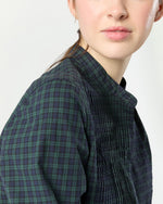 Load image into Gallery viewer, Mandarin Hattie Shirt in Blackwatch Poplin
