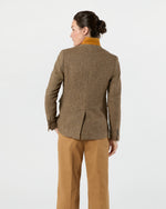 Load image into Gallery viewer, Moira Blazer in Tobacco/Coffee Small Herringbone Tweed
