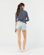 Load image into Gallery viewer, Track Short in Blue Hope Springs Liberty Fabric
