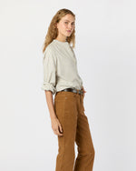 Load image into Gallery viewer, Becca Shirt in Olive/Ochre/Blue Tattersall Brushed Twill
