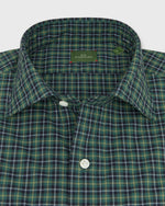 Load image into Gallery viewer, Otto Handmade Sport Shirt in Forest/Yellow/Sky Check Poplin
