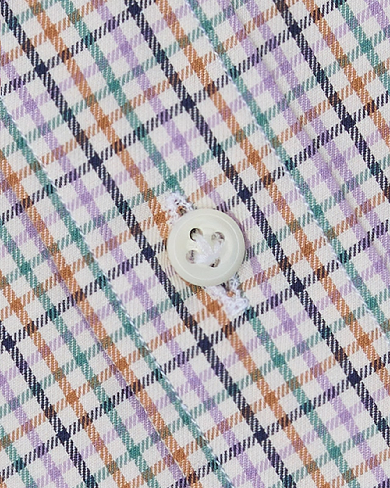 Otto Handmade Sport Shirt in Lavender/Scotch/Lovat Tattersall Twill