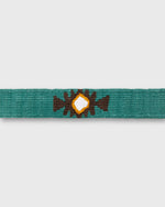 Load image into Gallery viewer, Hand-Loomed D-Ring Belt in Sage Tribal
