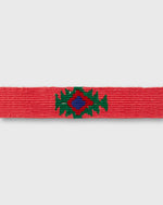 Load image into Gallery viewer, Hand-Loomed D-Ring Belt in Watermelon Tribal
