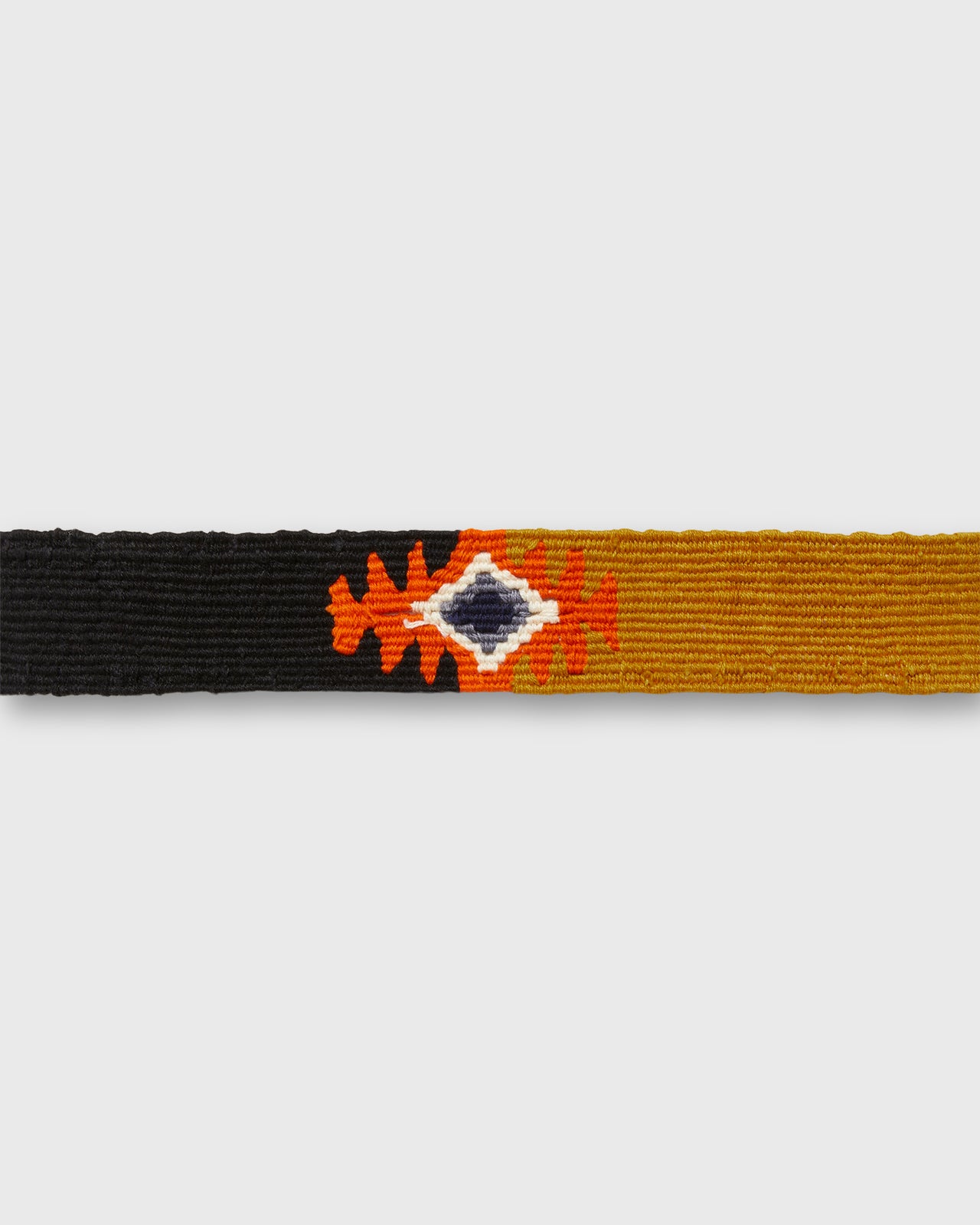 Hand-Loomed D-Ring Belt in Multi Tribal