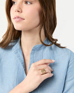 Load image into Gallery viewer, Small Concave Ring in Gold
