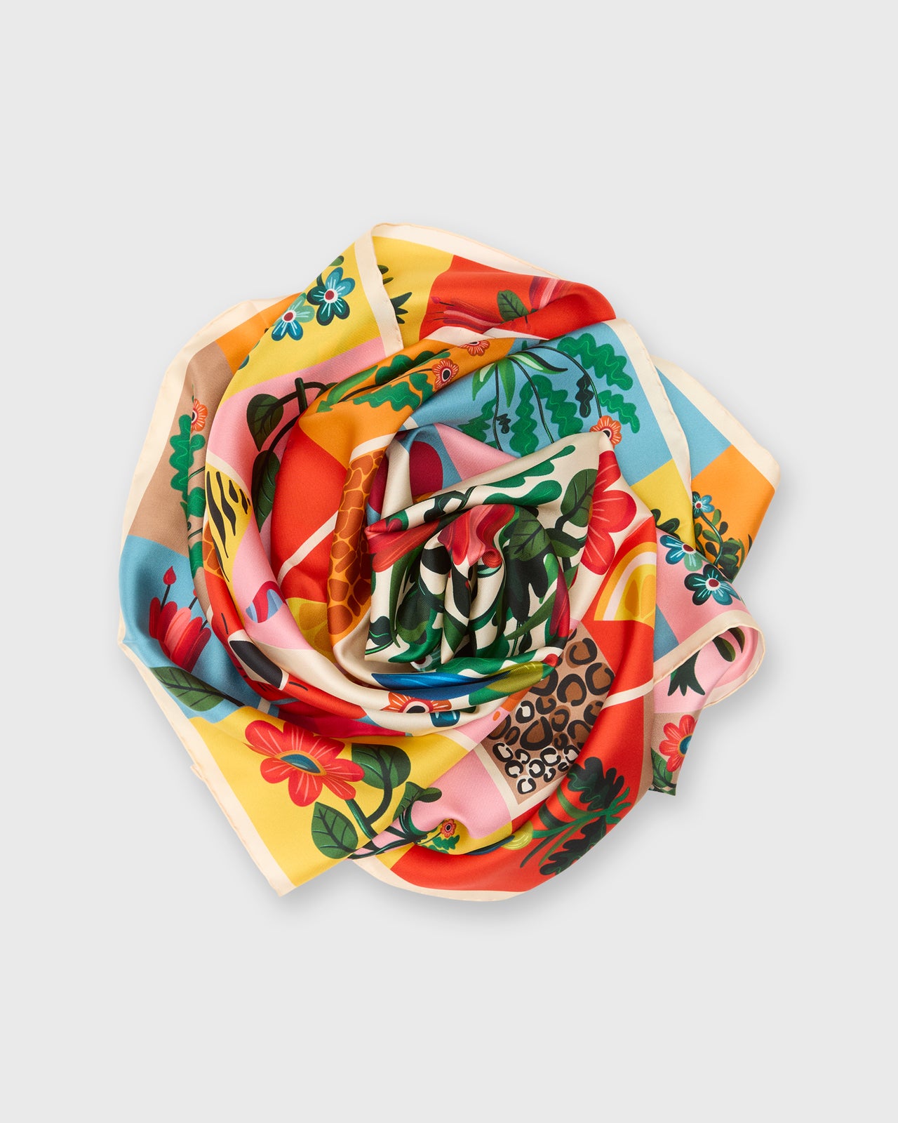 Silk Square Scarf in Mexico