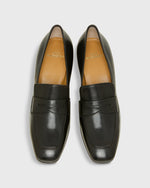 Load image into Gallery viewer, Loafer Heel in Black Leather
