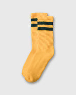 Load image into Gallery viewer, Retro Double Stripe Socks in Gold
