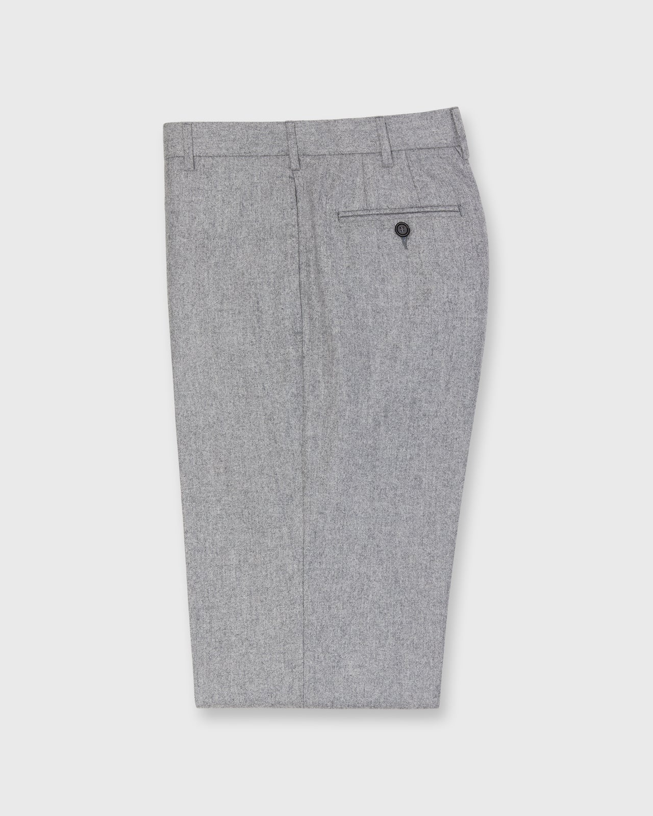 Dress Trouser in Pearl Grey Flannel
