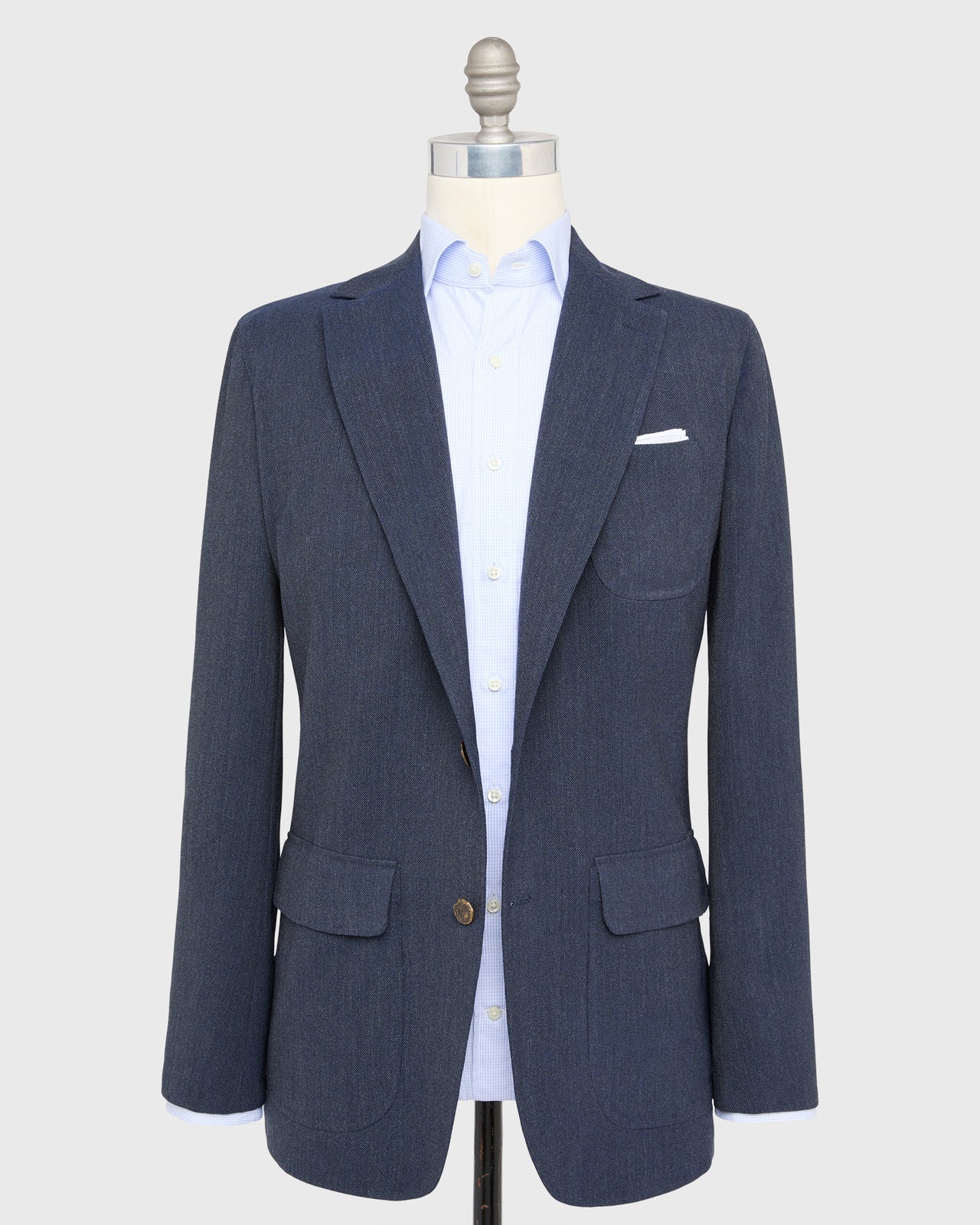 Ghost Blazer in Airforce Blue Quattro Hopsack