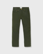 Load image into Gallery viewer, Slim Straight Jean in Olive Selvedge Denim
