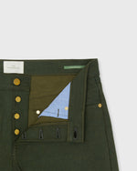 Load image into Gallery viewer, Slim Straight Jean in Olive Selvedge Denim
