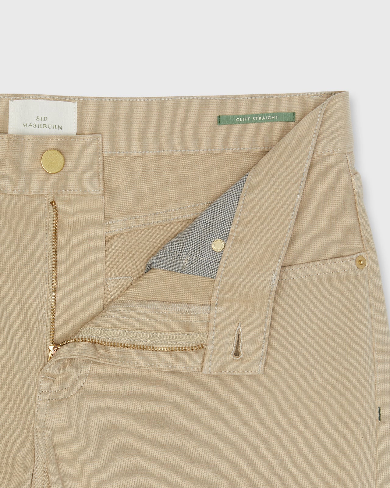 Clift Straight Leg Jean in Khaki Bedford Corduroy