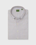 Load image into Gallery viewer, Button-Down Sport Shirt in Bone/Olive/Sky Tattersall Poplin
