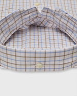 Load image into Gallery viewer, Button-Down Sport Shirt in Bone/Olive/Sky Tattersall Poplin
