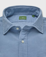 Load image into Gallery viewer, Spread Collar Sport Shirt in Glacier Corduroy

