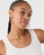 Load image into Gallery viewer, Honolulu Earrings in Pink &amp; Green Multi
