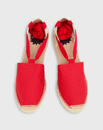 Load image into Gallery viewer, Pia High Espadrille in Red Canvas
