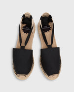 Load image into Gallery viewer, Pia High Espadrille in Black Canvas
