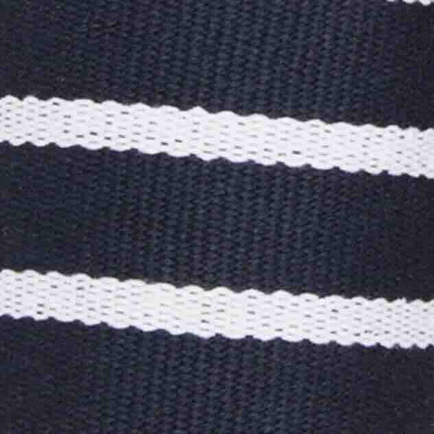 Navy/White Stripe Canvas