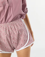 Load image into Gallery viewer, Track Short in Pink Katie &amp; Millie Liberty Fabric
