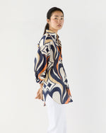 Load image into Gallery viewer, Better Than Your Boyfriend's Shirt in Jive Macro Cotton Silk
