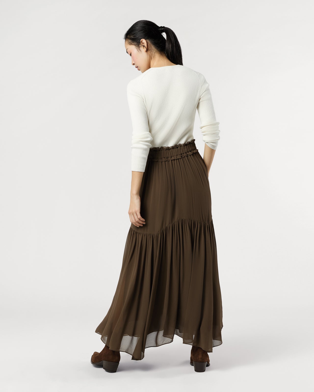 Besma Skirt in Khaki