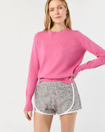Load image into Gallery viewer, Track Short in Berry/Green Multi Diderot Liberty Fabric
