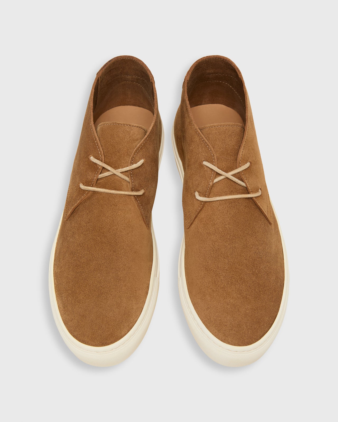 Chukka Lace-Up Sneaker in Acorn Suede