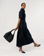 Load image into Gallery viewer, Mallie Handwoven Tote in Black Leather
