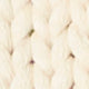 Ines Side Funnel-Neck Sweater in Cream Cotton Tape Yarn