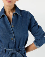 Load image into Gallery viewer, Winter Dress in Stonewashed Indigo
