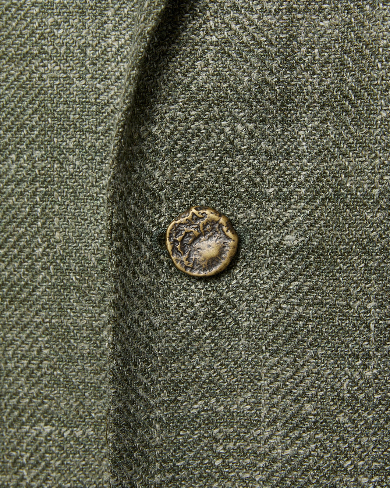Ghost Blazer in Sage Rustic Hopsack