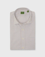 Load image into Gallery viewer, Spread Collar Sport Shirt in Red/Olive/Blue Tattersall Poplin
