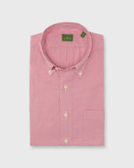 Load image into Gallery viewer, Button-Down Sport Shirt in Red Micro Gingham Poplin
