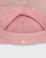 Load image into Gallery viewer, Button-Down Sport Shirt in Red Micro Gingham Poplin
