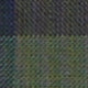 Spread Collar Sport Shirt in Green/Sky/Navy Plaid Poplin