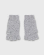 Load image into Gallery viewer, Cashmere Fingerless Gloves in Medium Heather Grey

