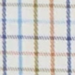 Slim-Fit Spread Collar Sport Shirt in Olive/Ochre/Blue Tattersall Twill