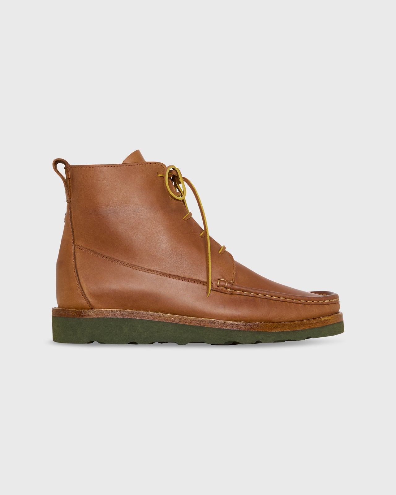 Moccasin Field Boot in Whiskey Leather