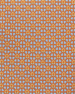 Load image into Gallery viewer, Silk Print Tie in Orange Gancini Foulard

