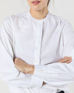 Load image into Gallery viewer, Becca Shirt in White Poplin
