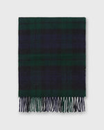 Load image into Gallery viewer, Tartan Merino Scarf in Blackwatch
