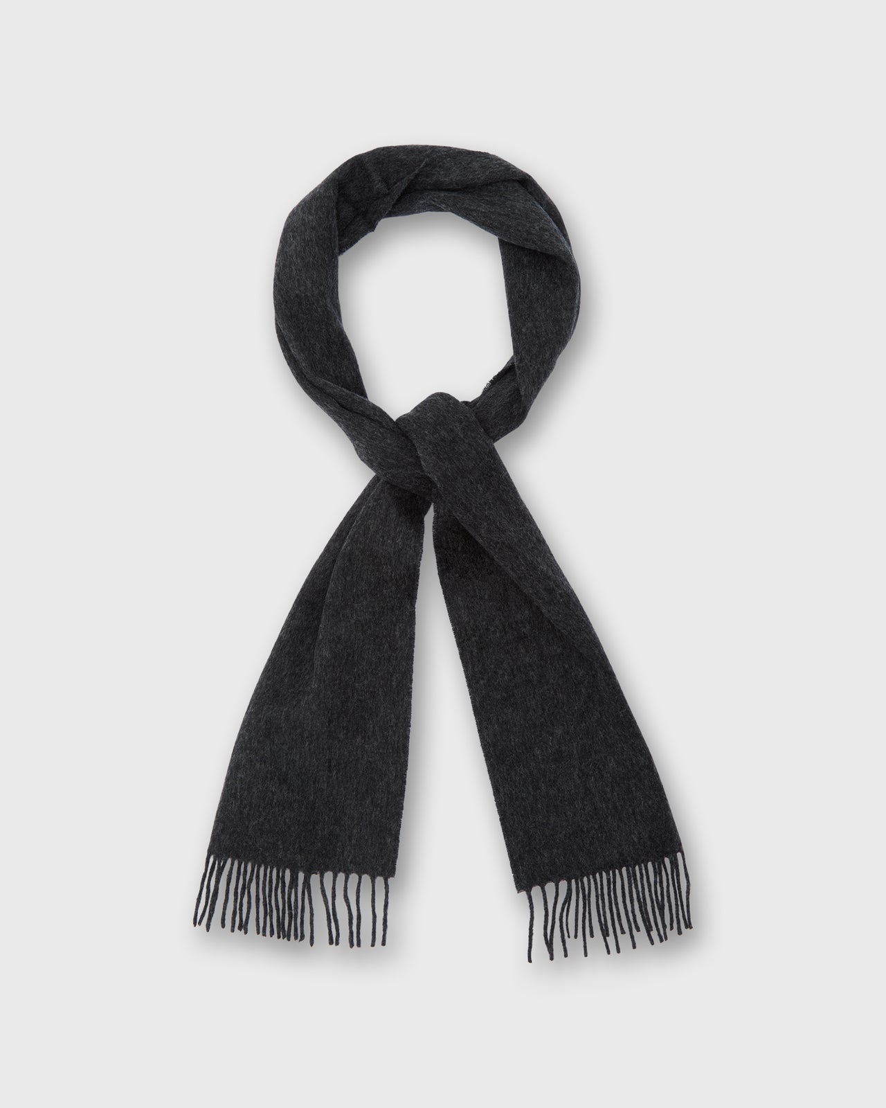 Merino Scarf in Dark Charcoal