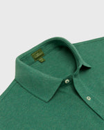 Load image into Gallery viewer, Court Polo in Heather Green Pima Pique
