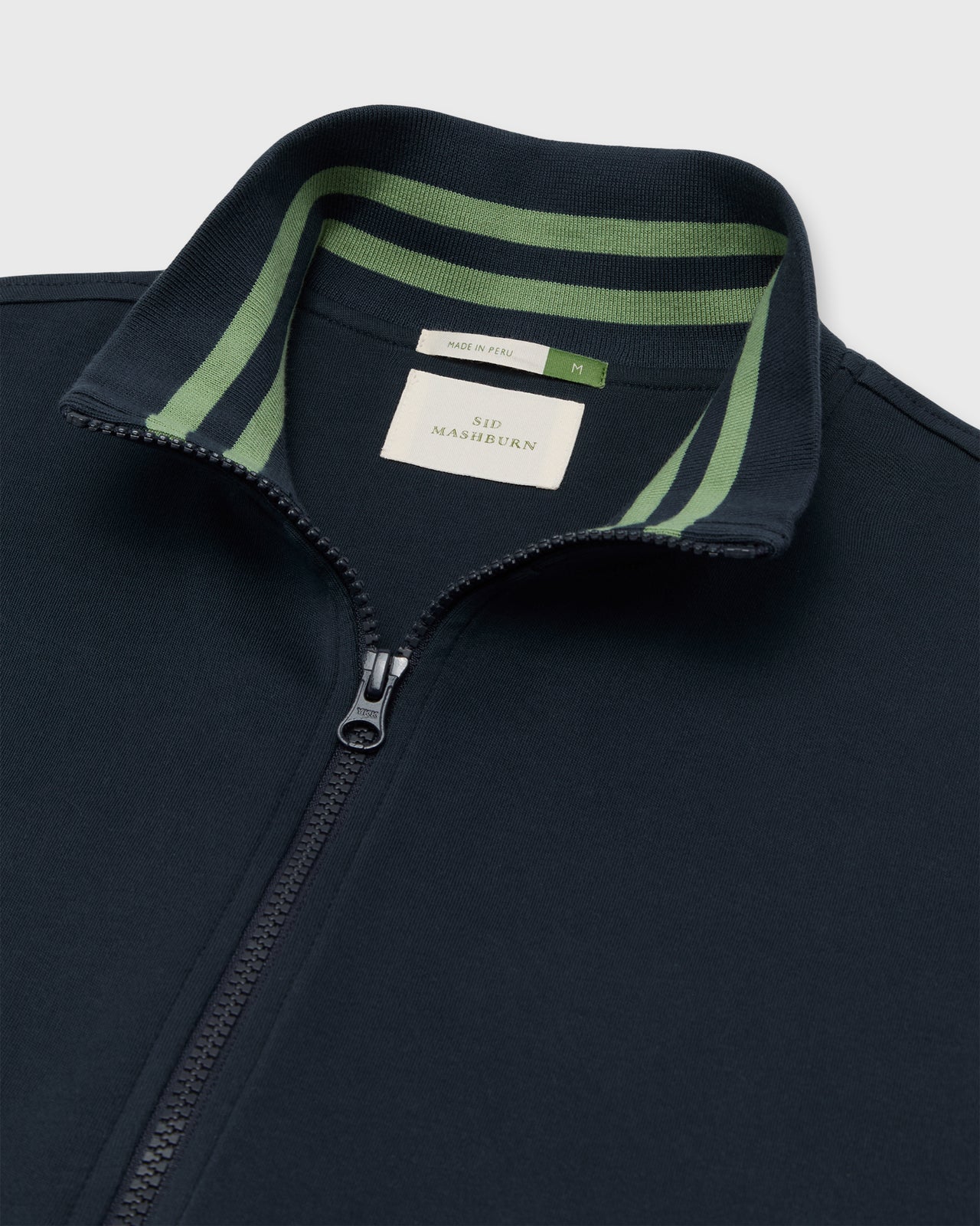 Warm-Up Jacket in Navy Pima Cotton