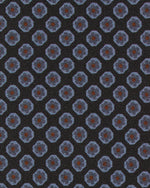Load image into Gallery viewer, Silk Print Tie in Navy/Char Blue/Sky Foulard
