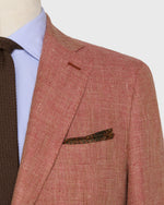 Load image into Gallery viewer, Kincaid No. 3 Jacket in Persimmon/Wheat Herringbone Linen
