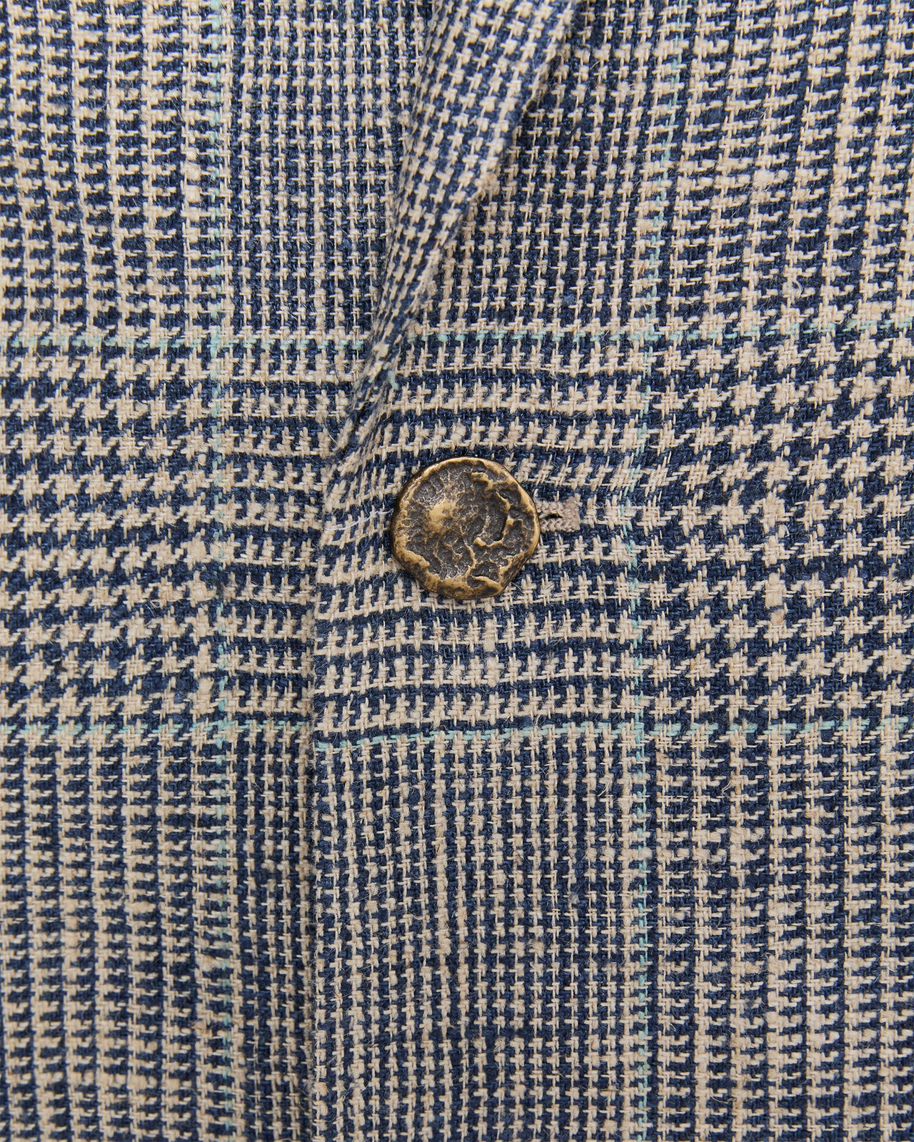 Ghost Blazer in Navy/Bone/Seaglass Glen Plaid Hopsack